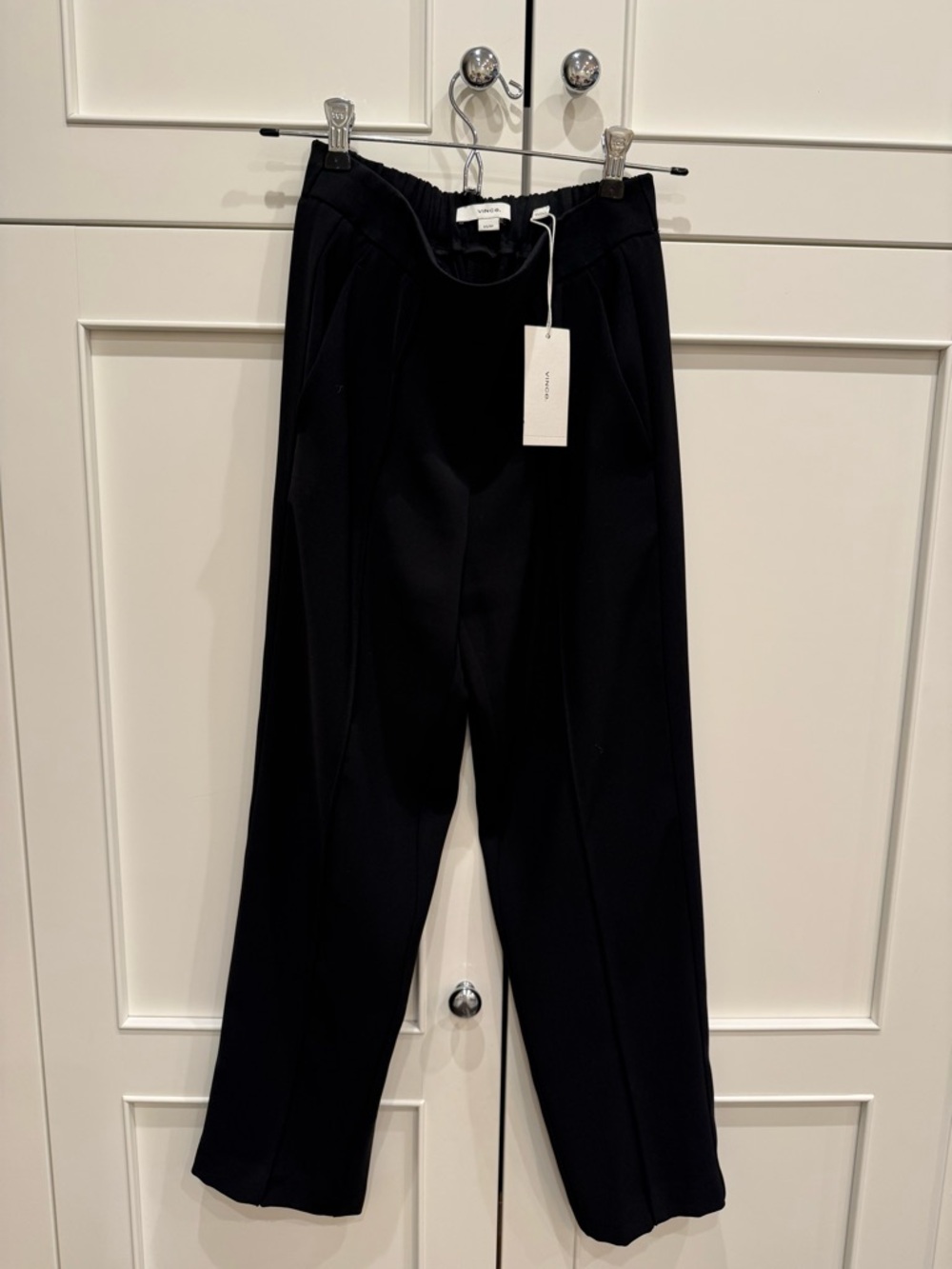Black Tapered Dress Pants